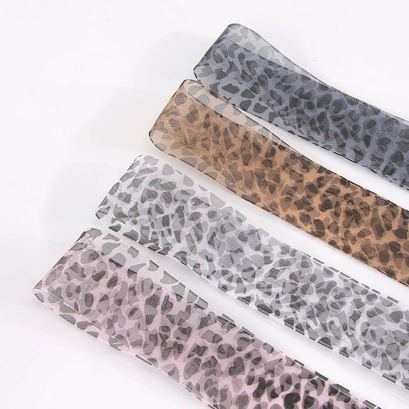 ANIMAL SATIN ORGANZA PAIR SHOE LACES