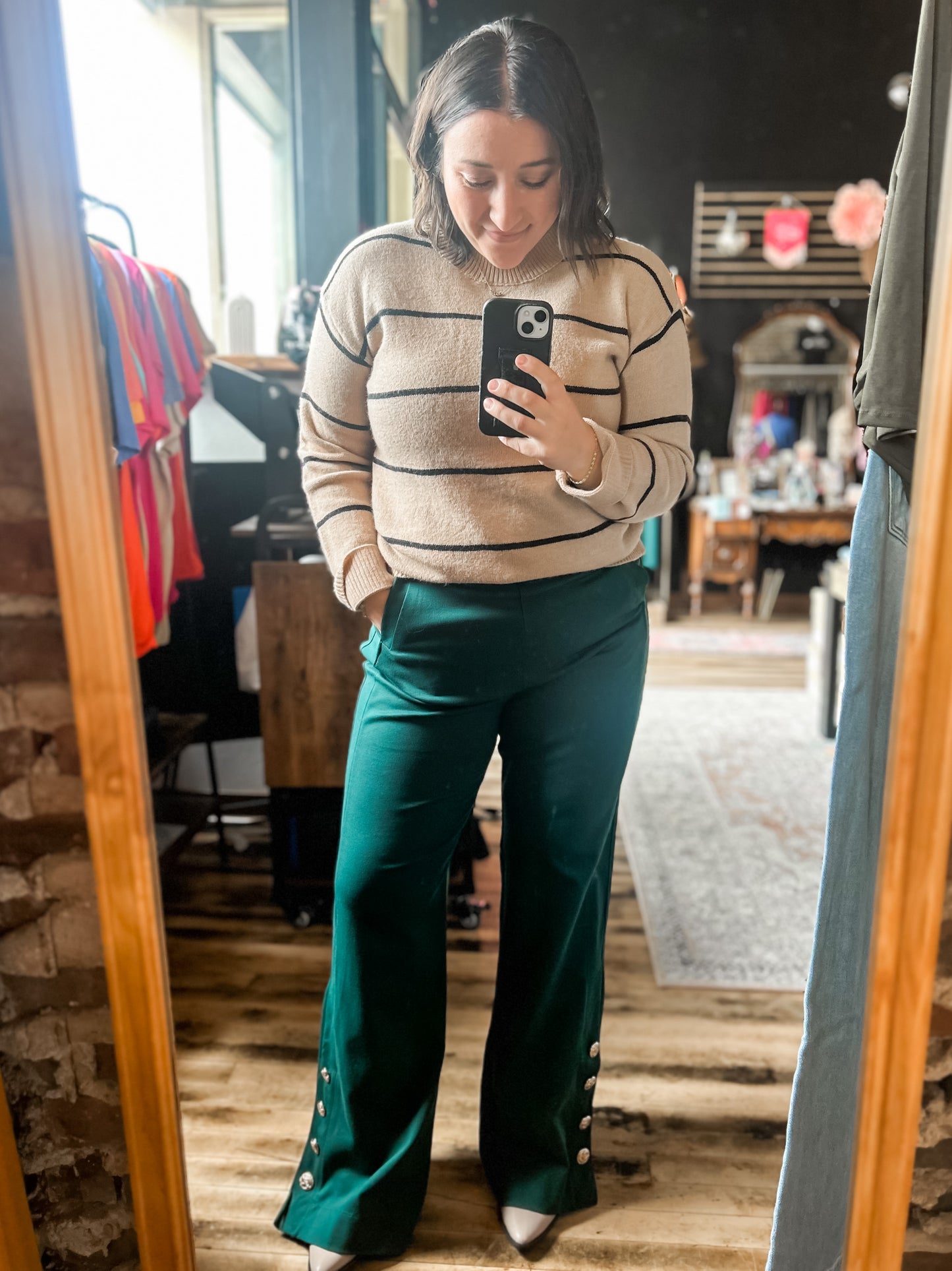 DS- Magic Gala Button-Hem Pants