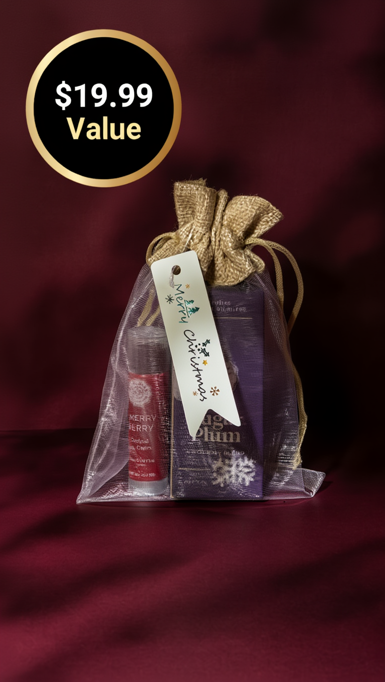 Woolzies - Sugar Plum Oil & Lip Balm | Stocking Stuffer Duo