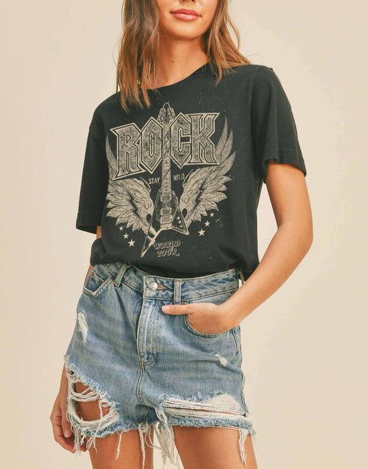 Rock and Roll Free Spirit Graphic Tee