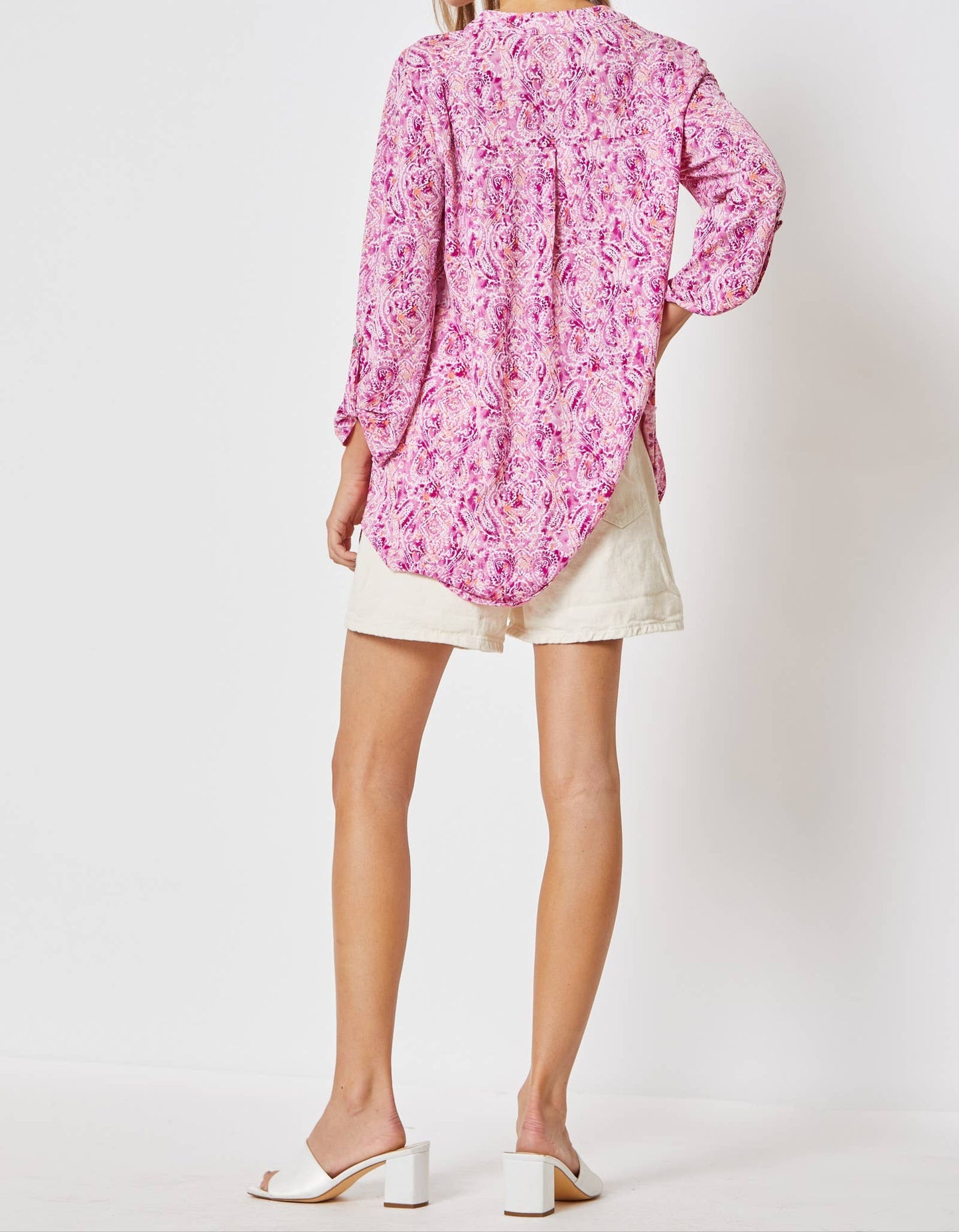 DS - 3/4 Sleeve LIZZY Wrinkle Free Top