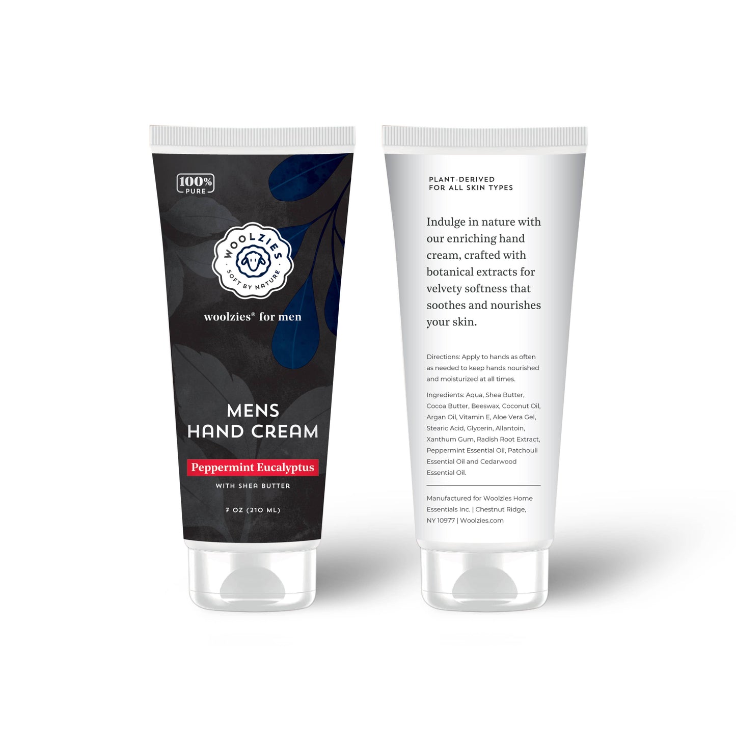 Woolzies - 7oz. Peppermint Eucalyptus Hand Cream For Men