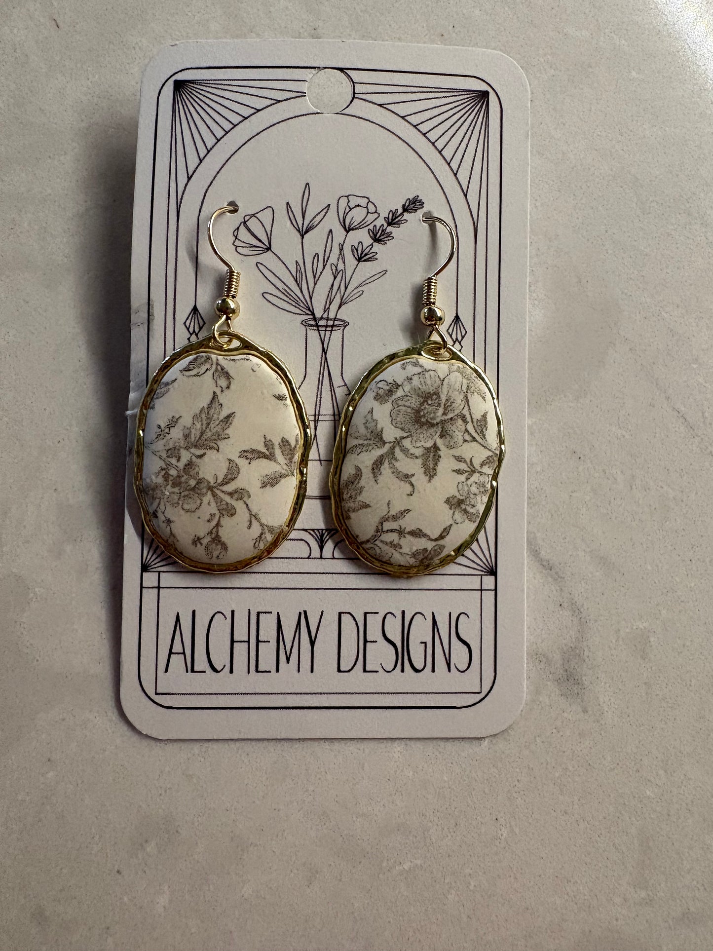Alchemy-Print Dangles