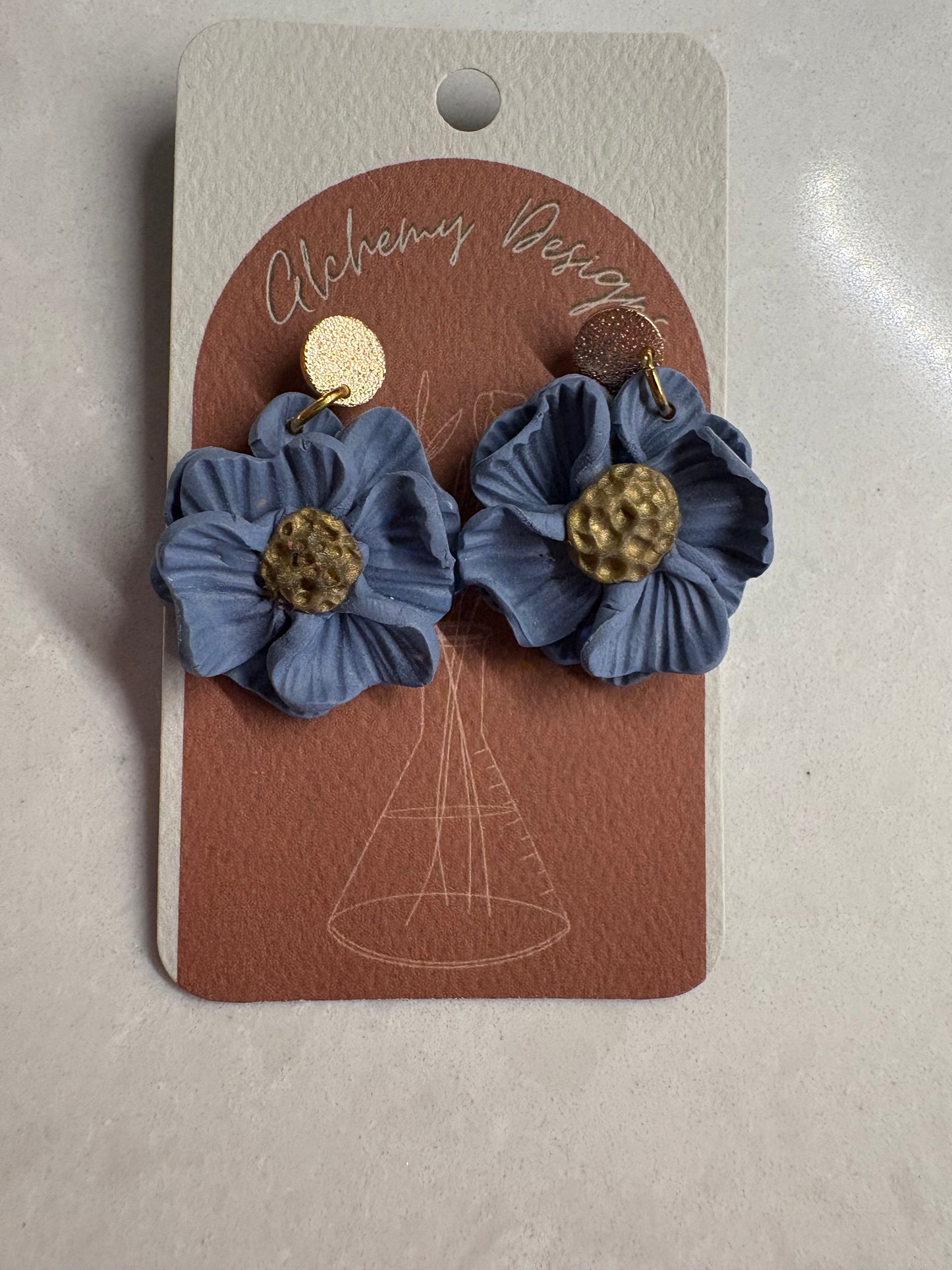 Alchemy-Flower Dangles