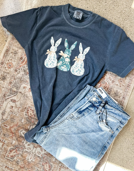 Floral Bunny Graphic Tee