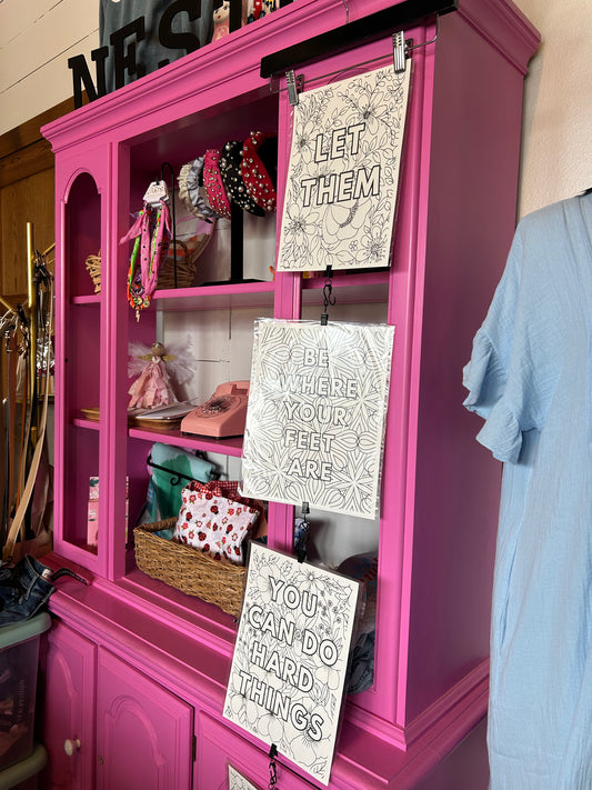 Nested Kind Coloring Sheet