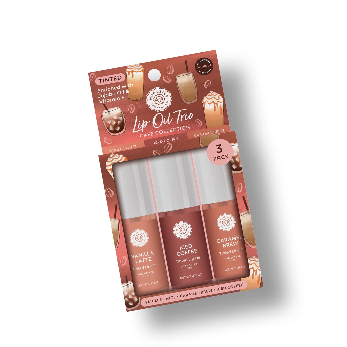 Woolzies - Tinted Lip Oil Trio – Cafe Collection