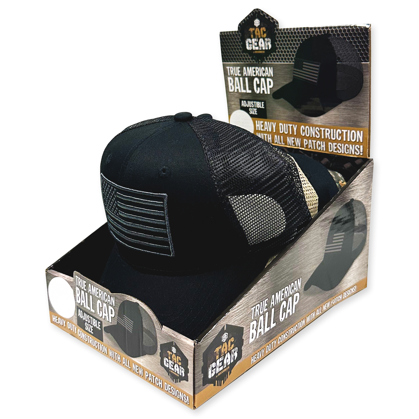 TAC GEAR AMERICAN FLAG ADJUSTABLE BALL CAP HATS