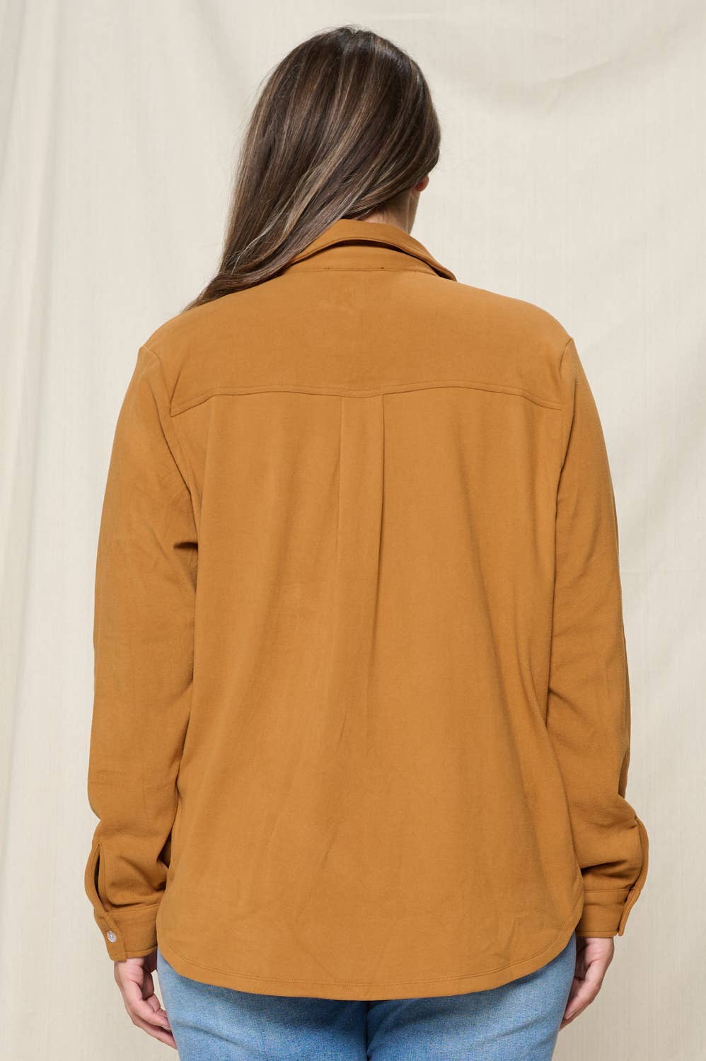 BRUSHED BUTTON DOWN SHIRT