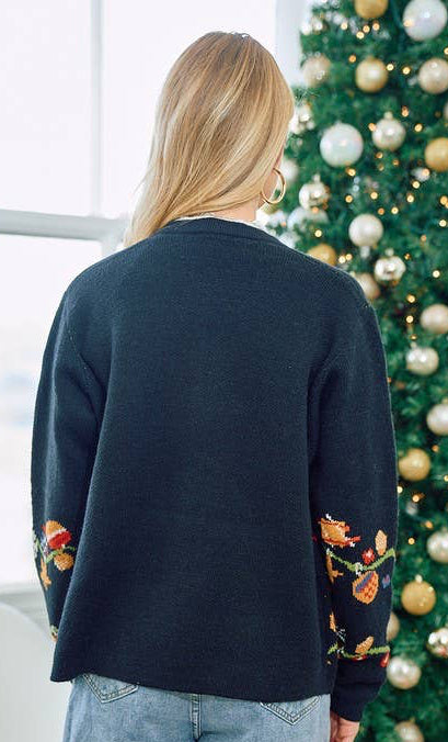 Holiday Button up Cardigan
