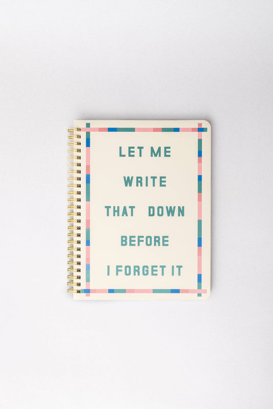 Rough Draft Mini Notebook, Before I Forget