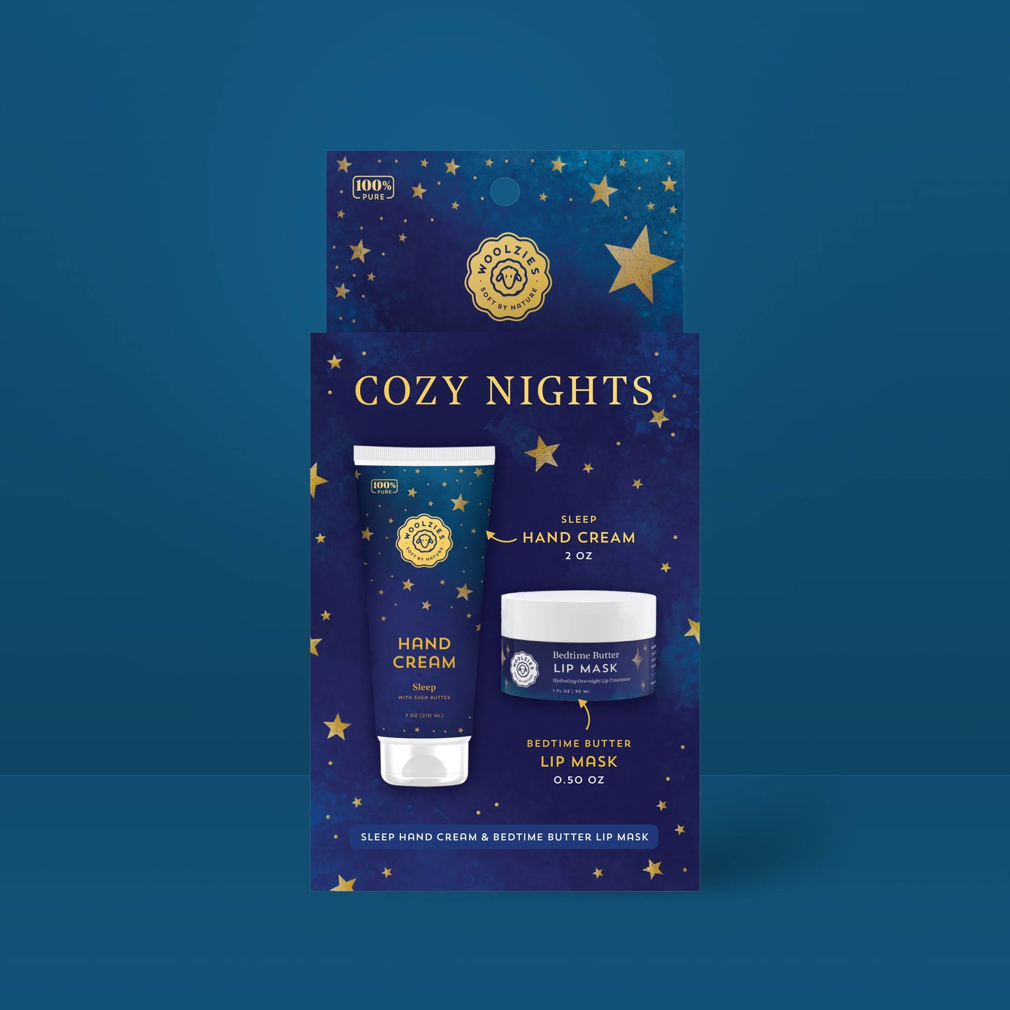 Woolzies - Cozy Nights Duo - Sleep Hand Cream & Bedtime Lip Mask