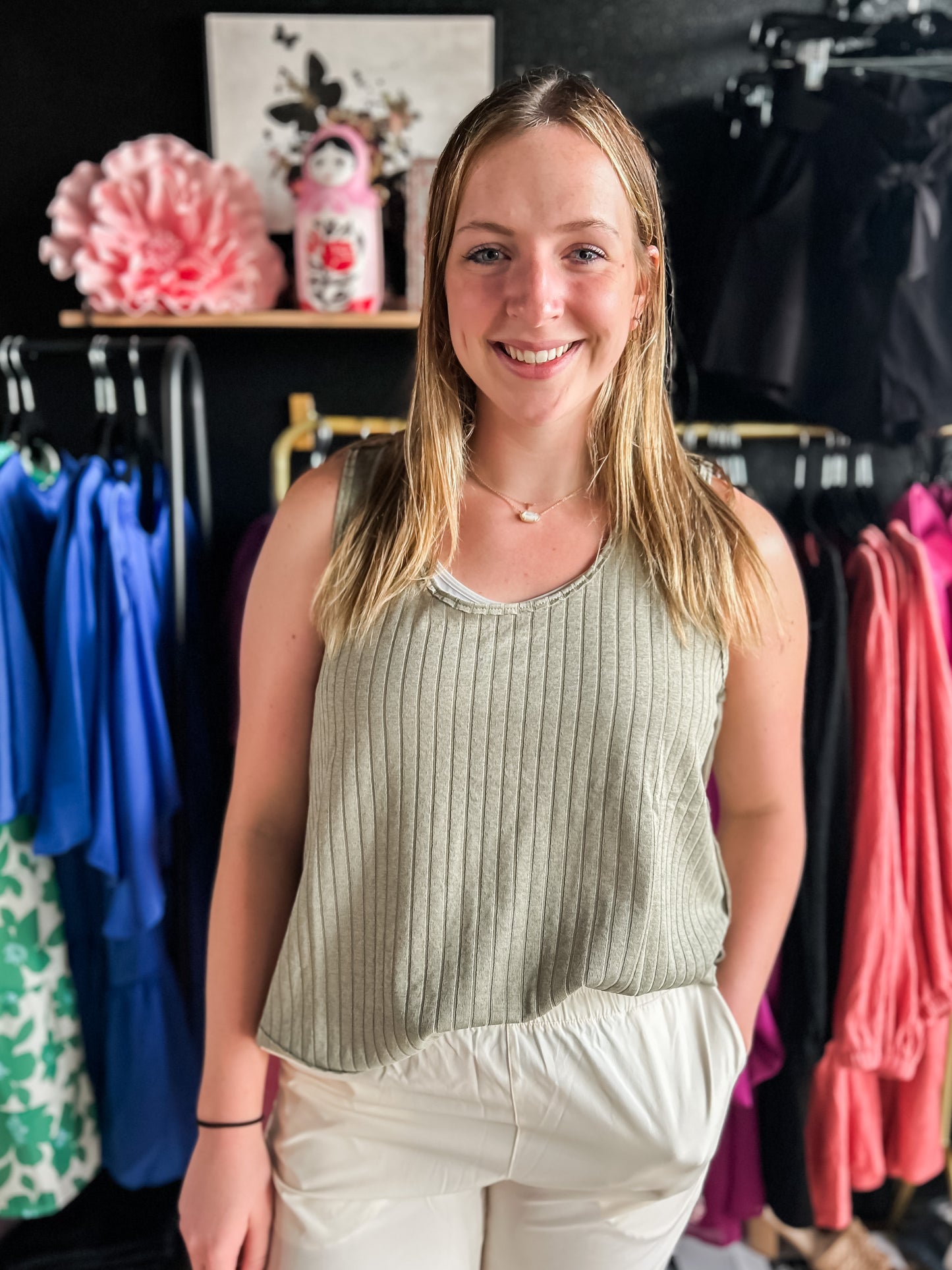 Ribbed Loose Fit Tank