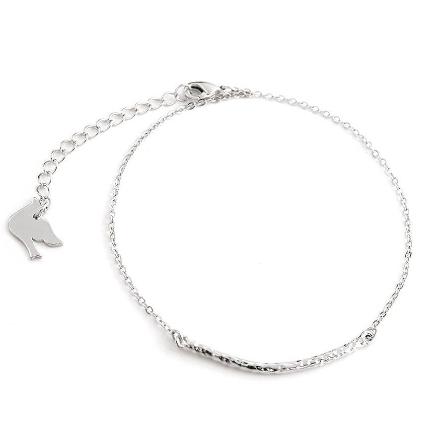 Hammered Bar Bracelet