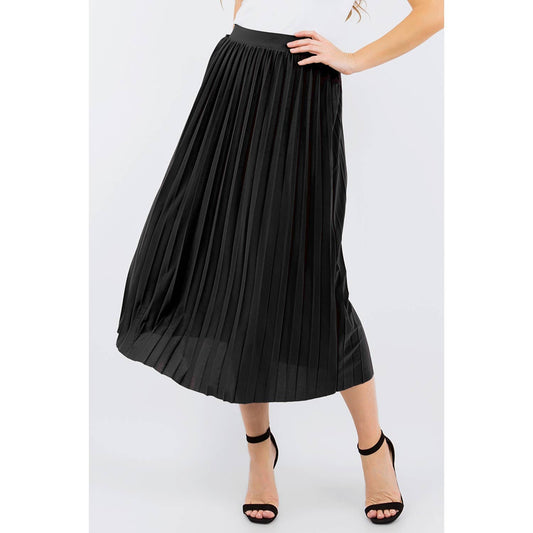 Pleated Long Skirt