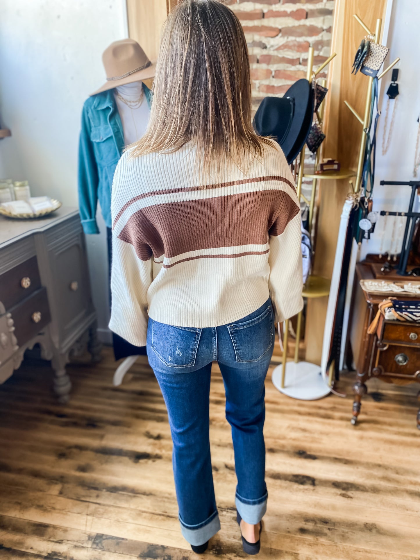 Sneak Peek-High Rise Ankle Slim Straight Jeans