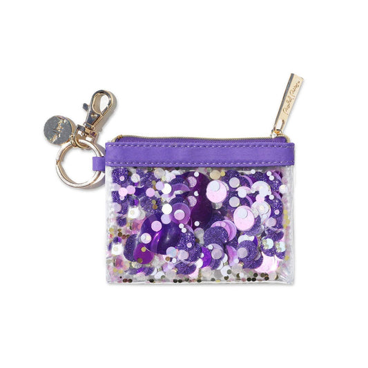 Spirit Squad Keychain Wallet- Purple Crush