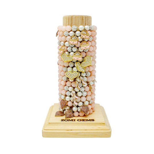 Fancy Pink Bracelet Tower