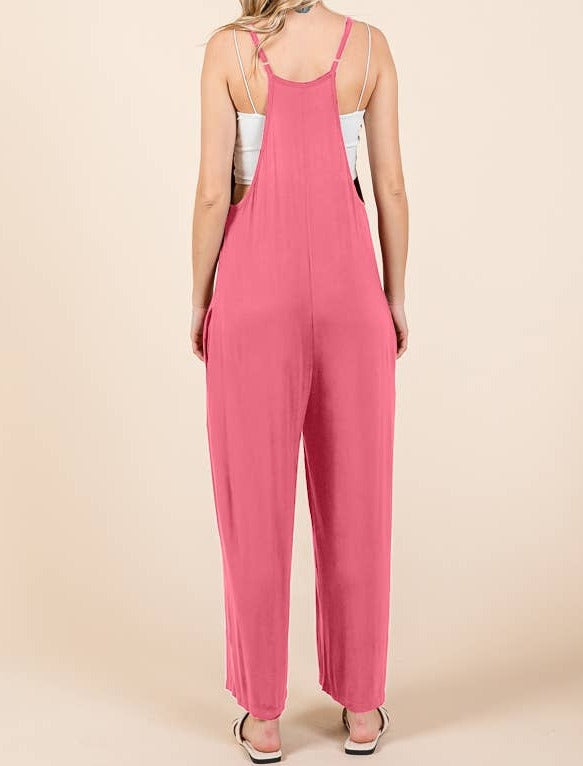 Relax Fit Wide Leg Jumpsuit