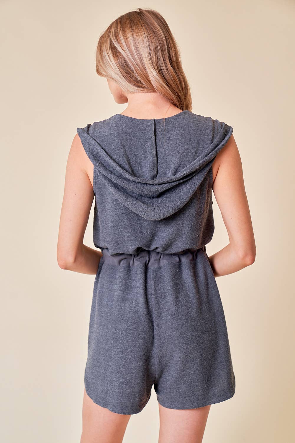 French Terry Sleeveless Romper