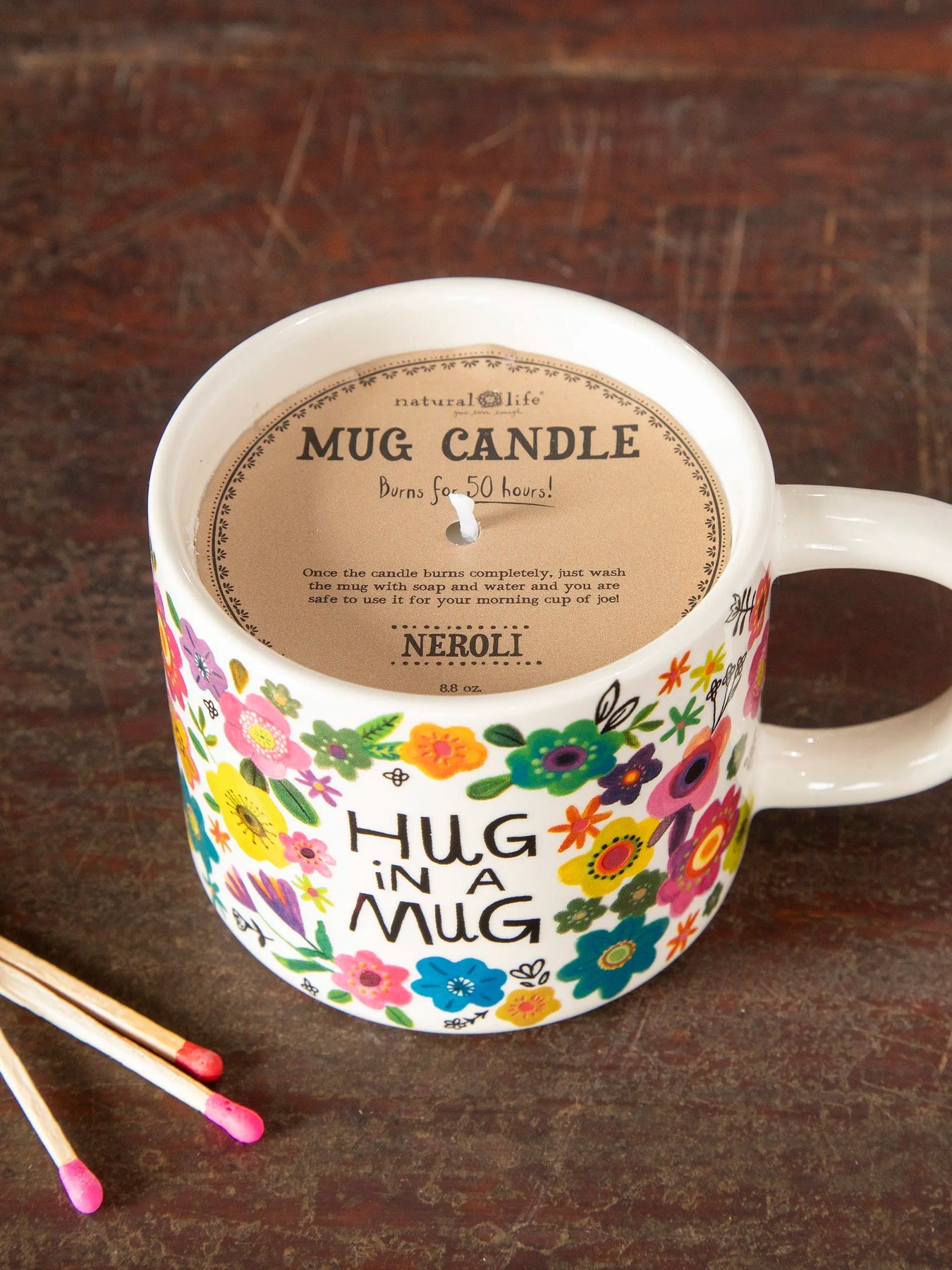 Secret Message Mug Candle