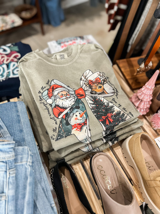 Vintage Bow Long Sleeve Graphic