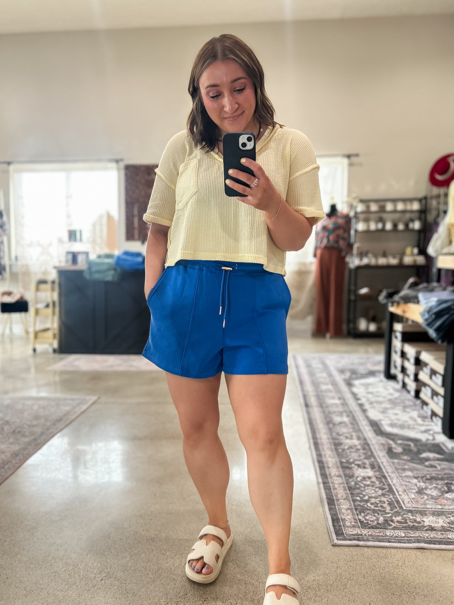 V NECK SHORT SLEEVE  TOP