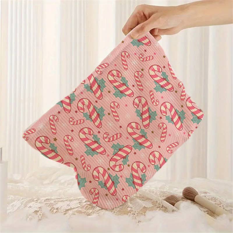 TRAVEL CHRISTMAS COSMETIC MAKEUP POUCH BAG