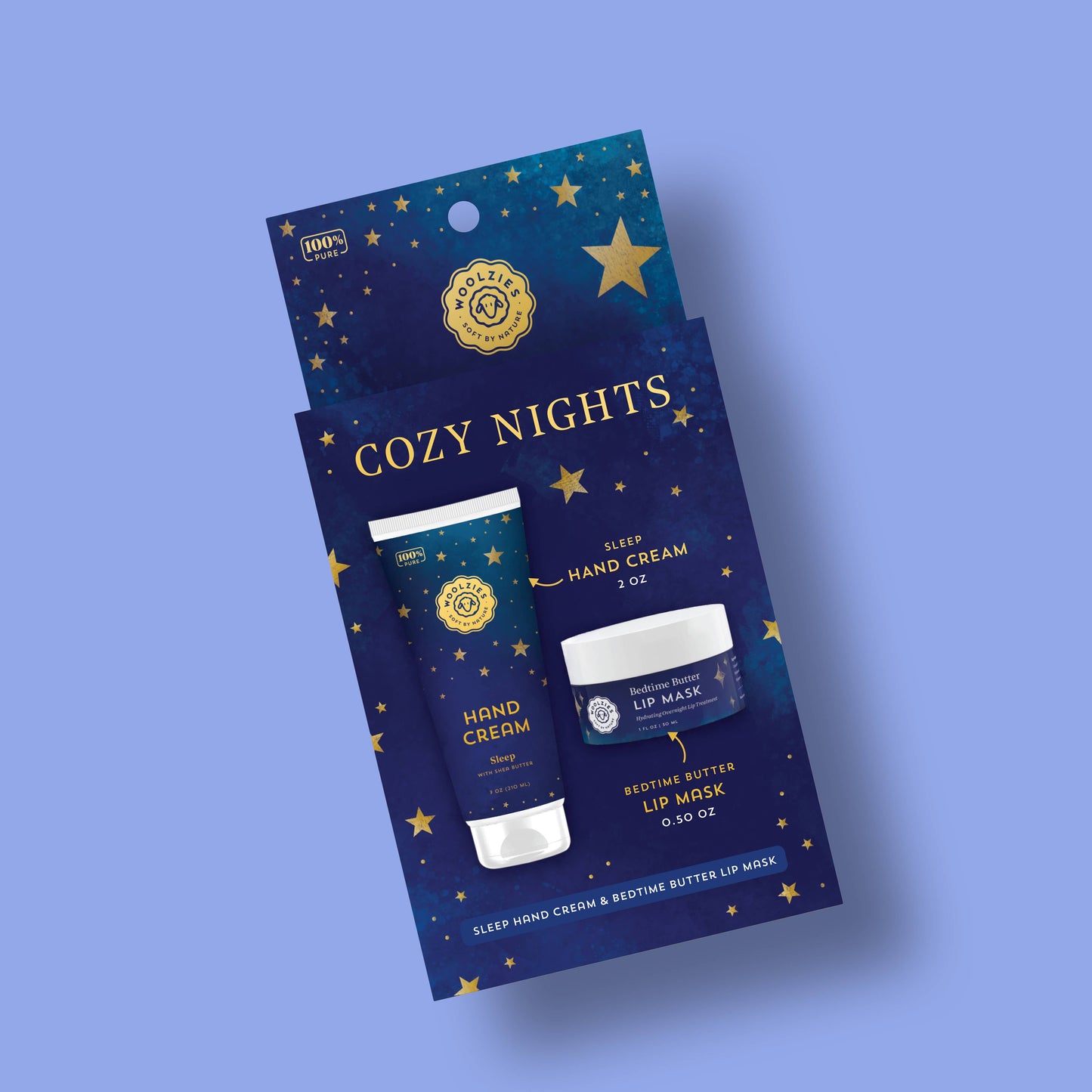 Woolzies - Cozy Nights Duo - Sleep Hand Cream & Bedtime Lip Mask