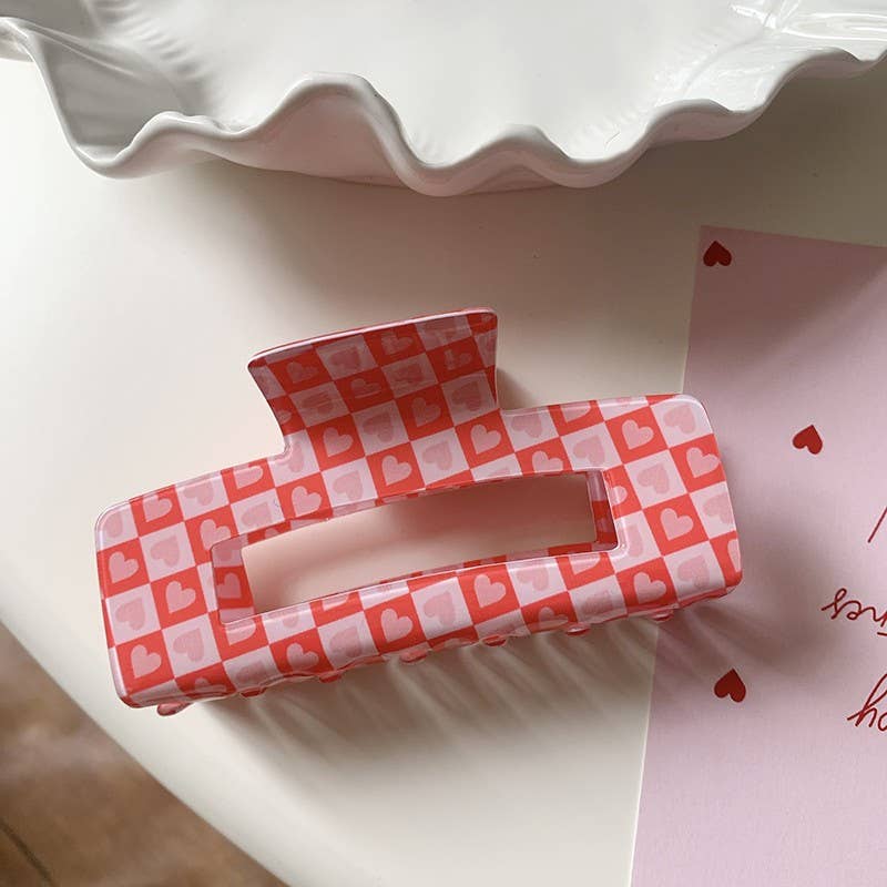 Valentine's Day Claw Clips