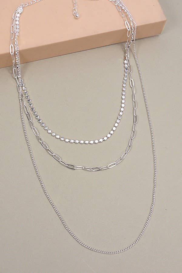 UNIQUE CHAIN MULTI LAYER NECKLACE