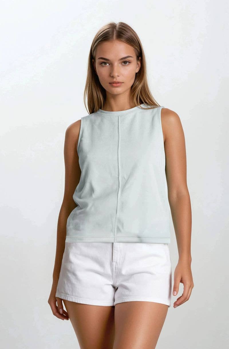 BUTTERY SOFT SLEEVELESS SWING TOP