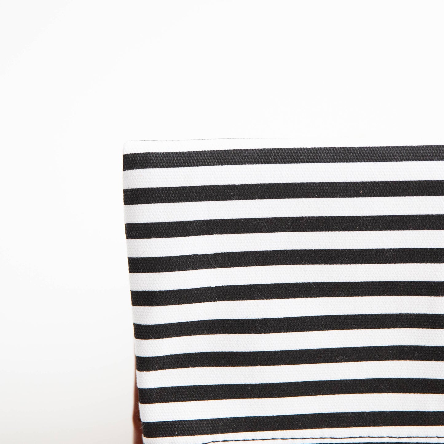 FoldOver Clutch Classic Black/White stripe