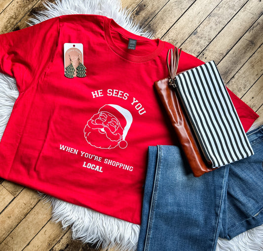 Santa Local Graphic Tee