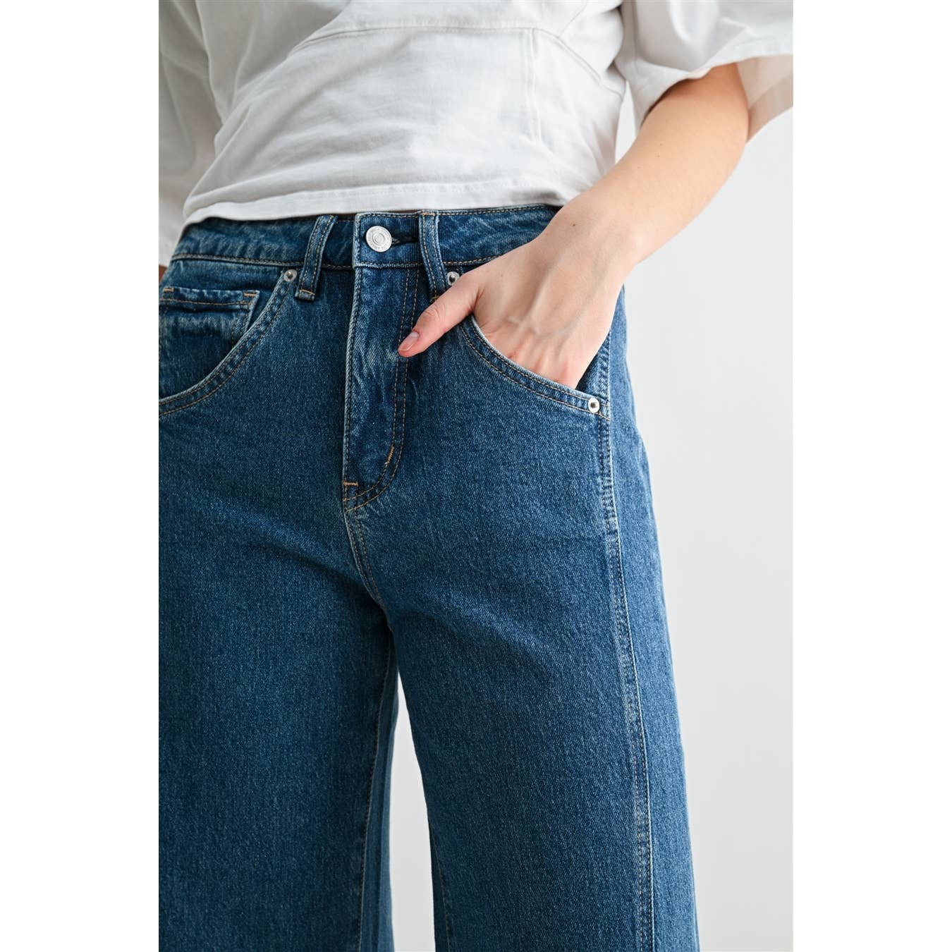 HIGH RISE WIDE LEG SIDE PANEL