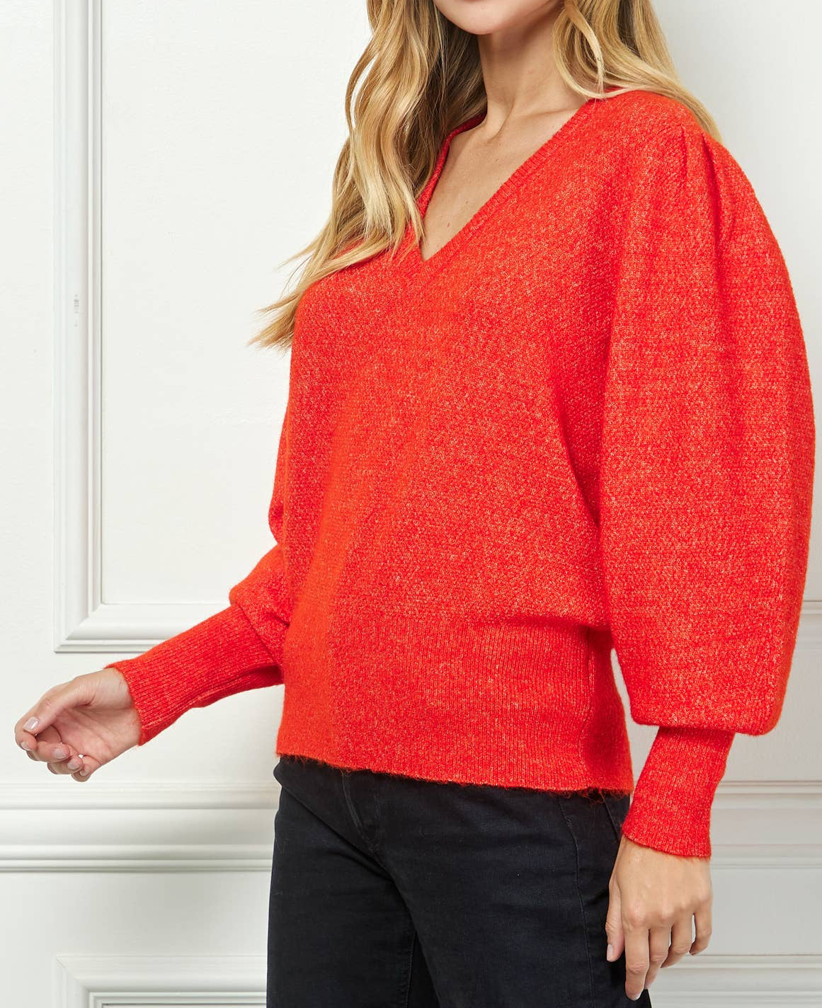 COZY WOOL PUFF SWEATER
