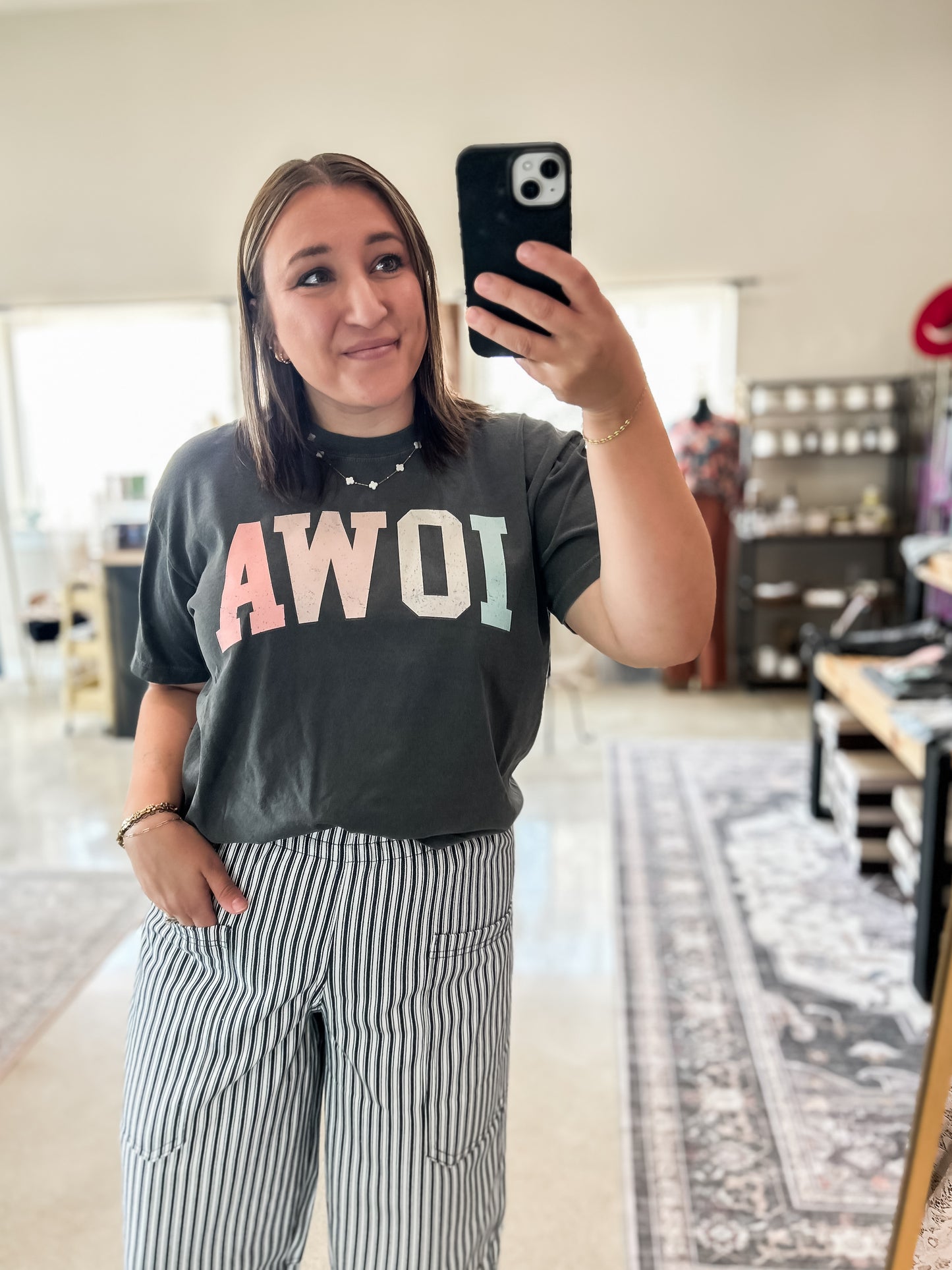 Iowa Cropped Graphic Tee
