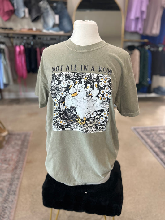 Not All In The Row Graphic Tee