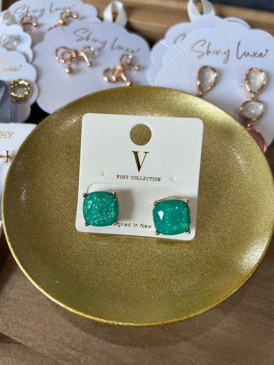 Chunky Gem Studs