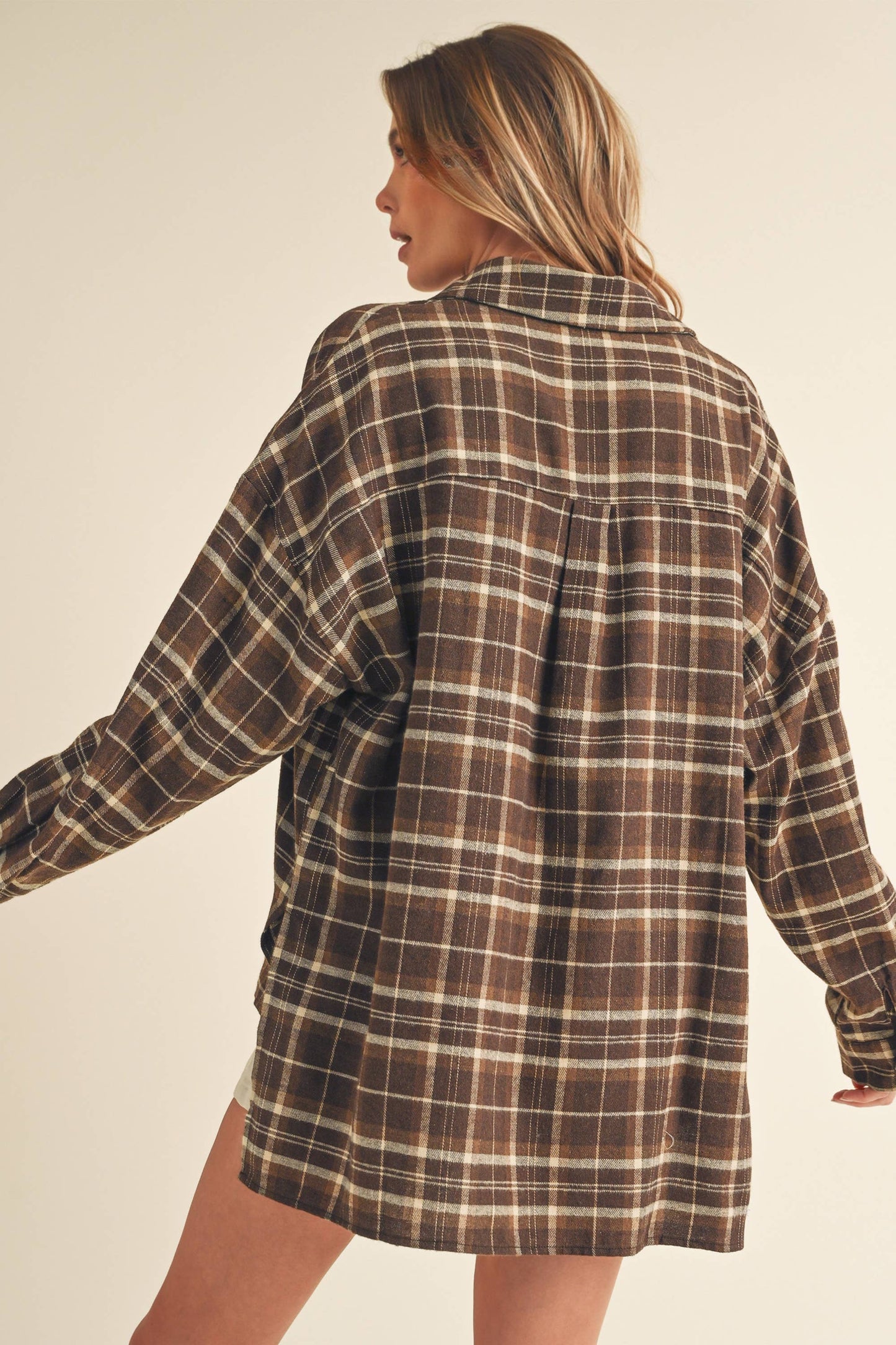 Plaid Pullover Shirt