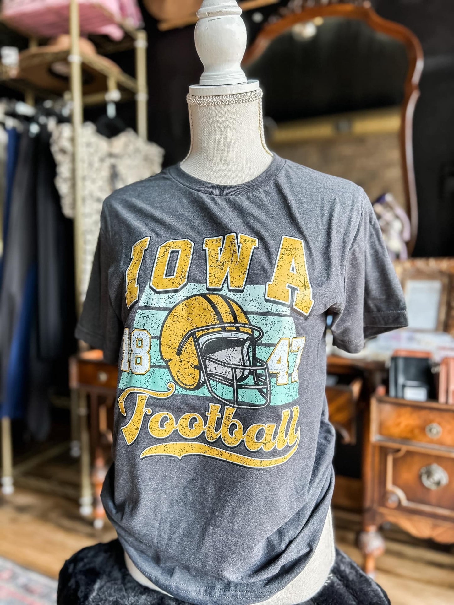 Iowa Hawkeyes Football Graphic Tee