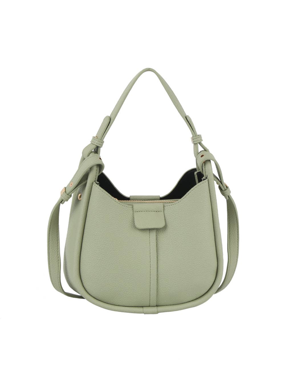 Soft leather classic design bucket bag