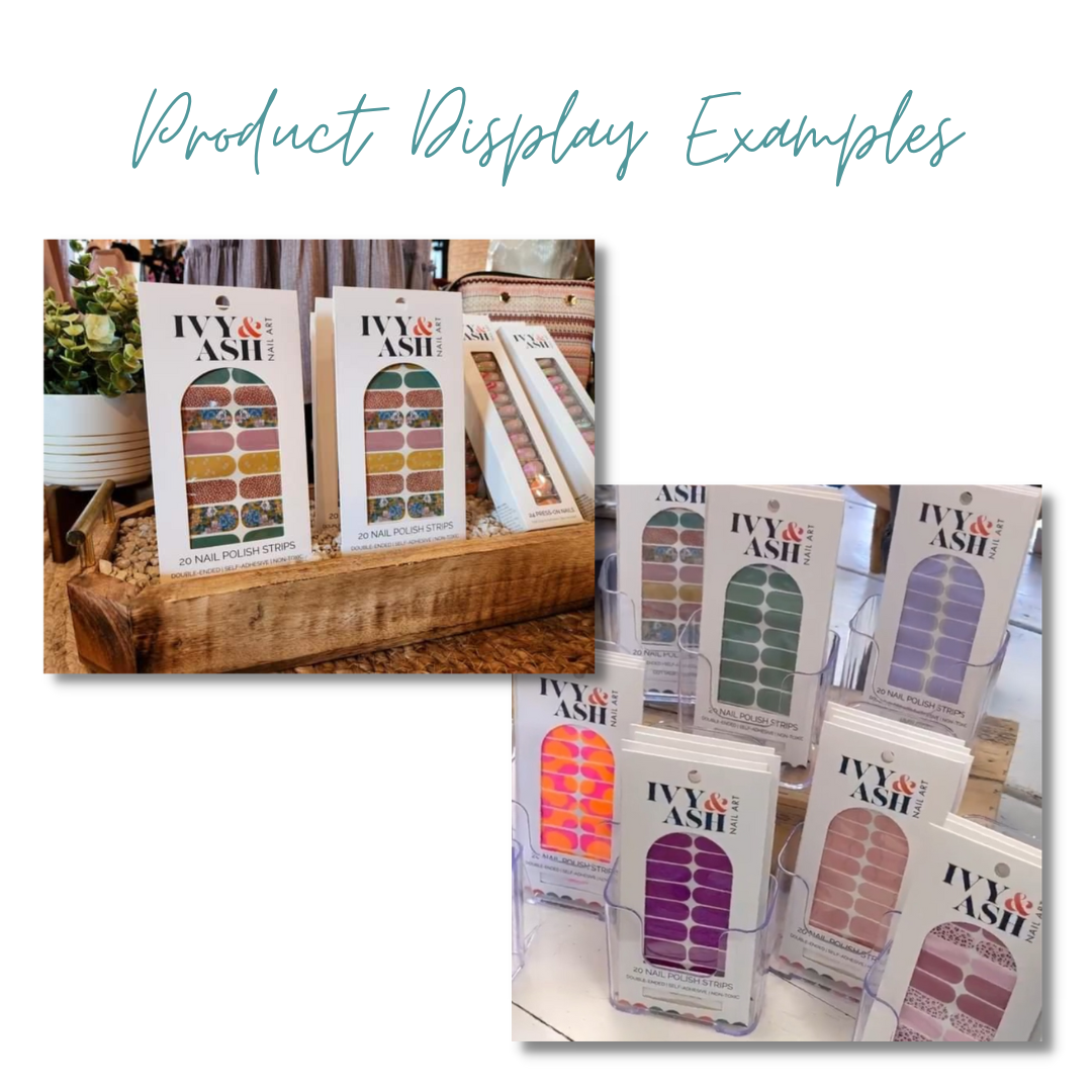 Ivy & Ash - All Wrapped Up | Colorful Glitter Christmas Gifts Nail Wraps