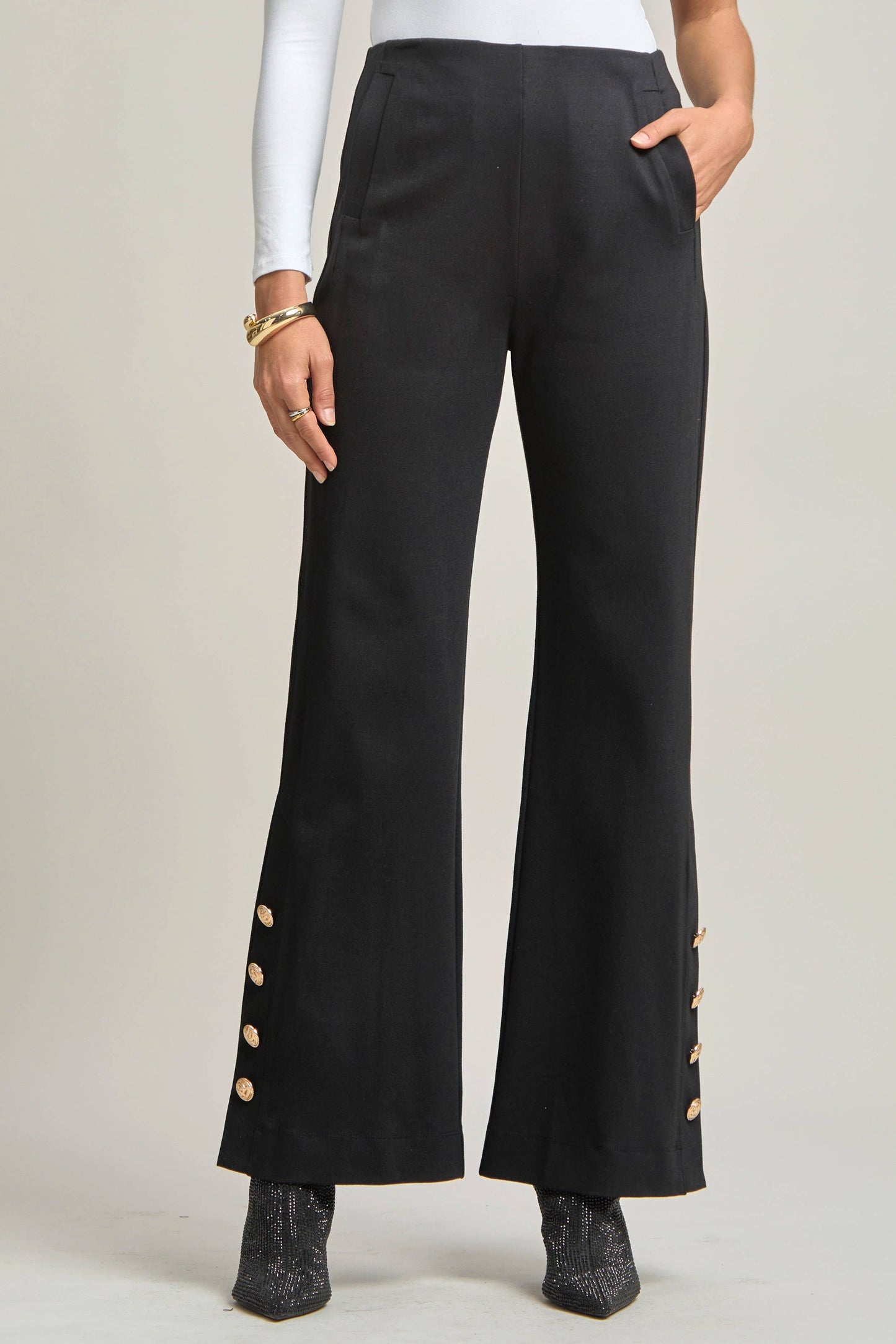 DS- Magic Gala Button-Hem Pants
