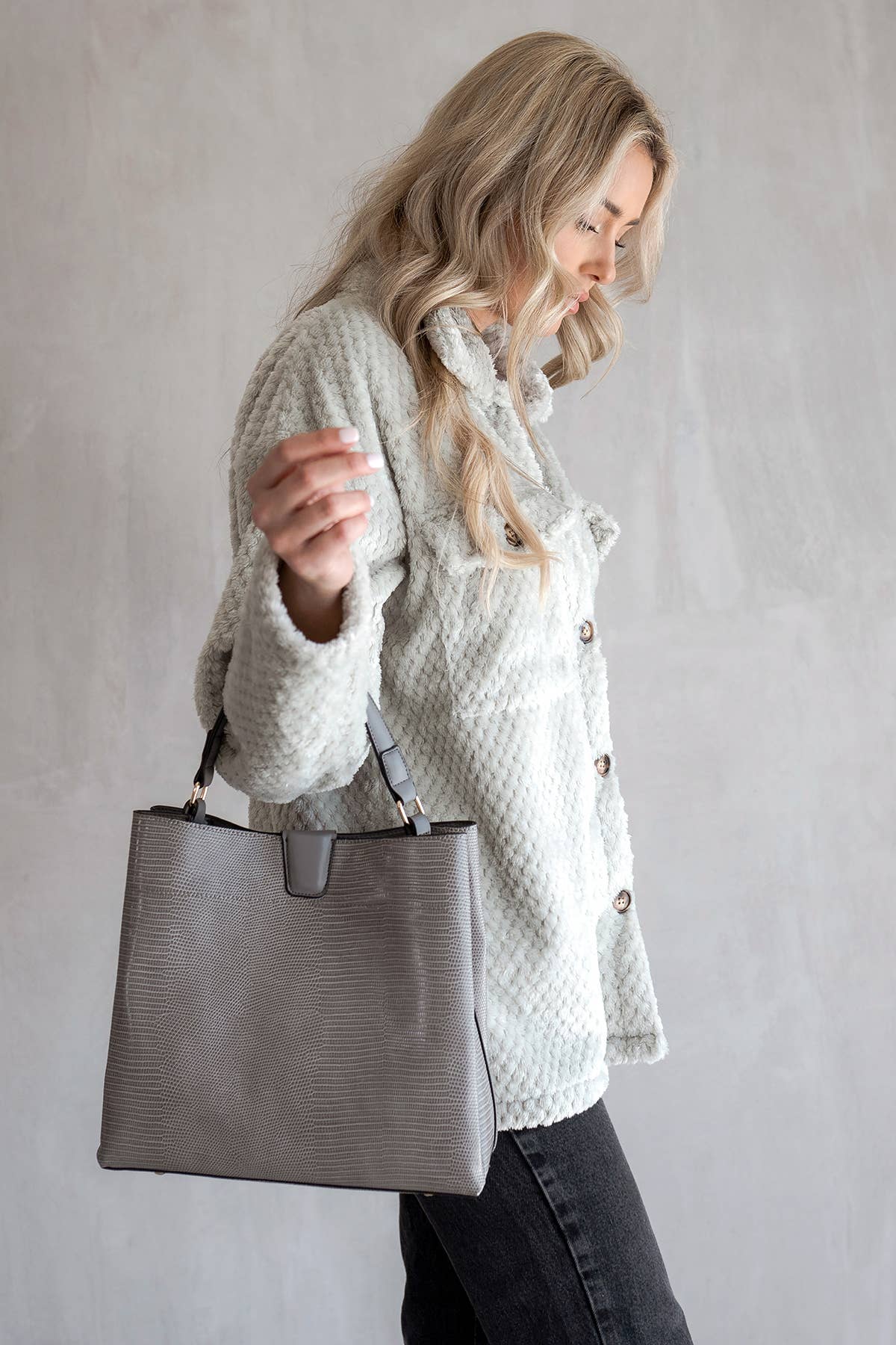 Lizard Monogrammable Satchel