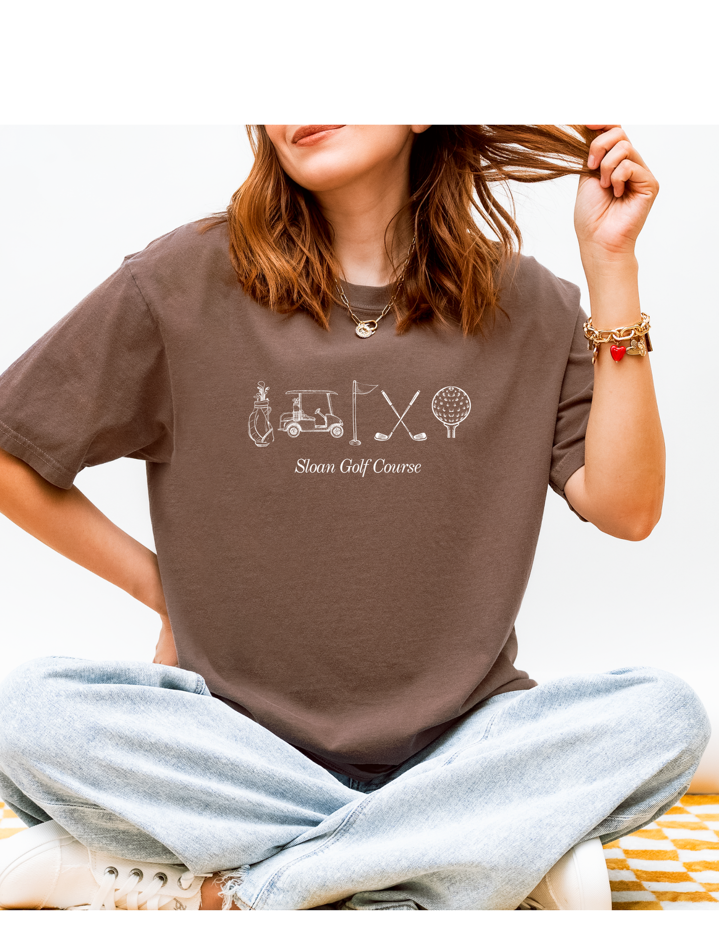 Sloan Golf Course Icons Graphic Tee