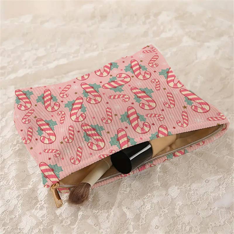 TRAVEL CHRISTMAS COSMETIC MAKEUP POUCH BAG