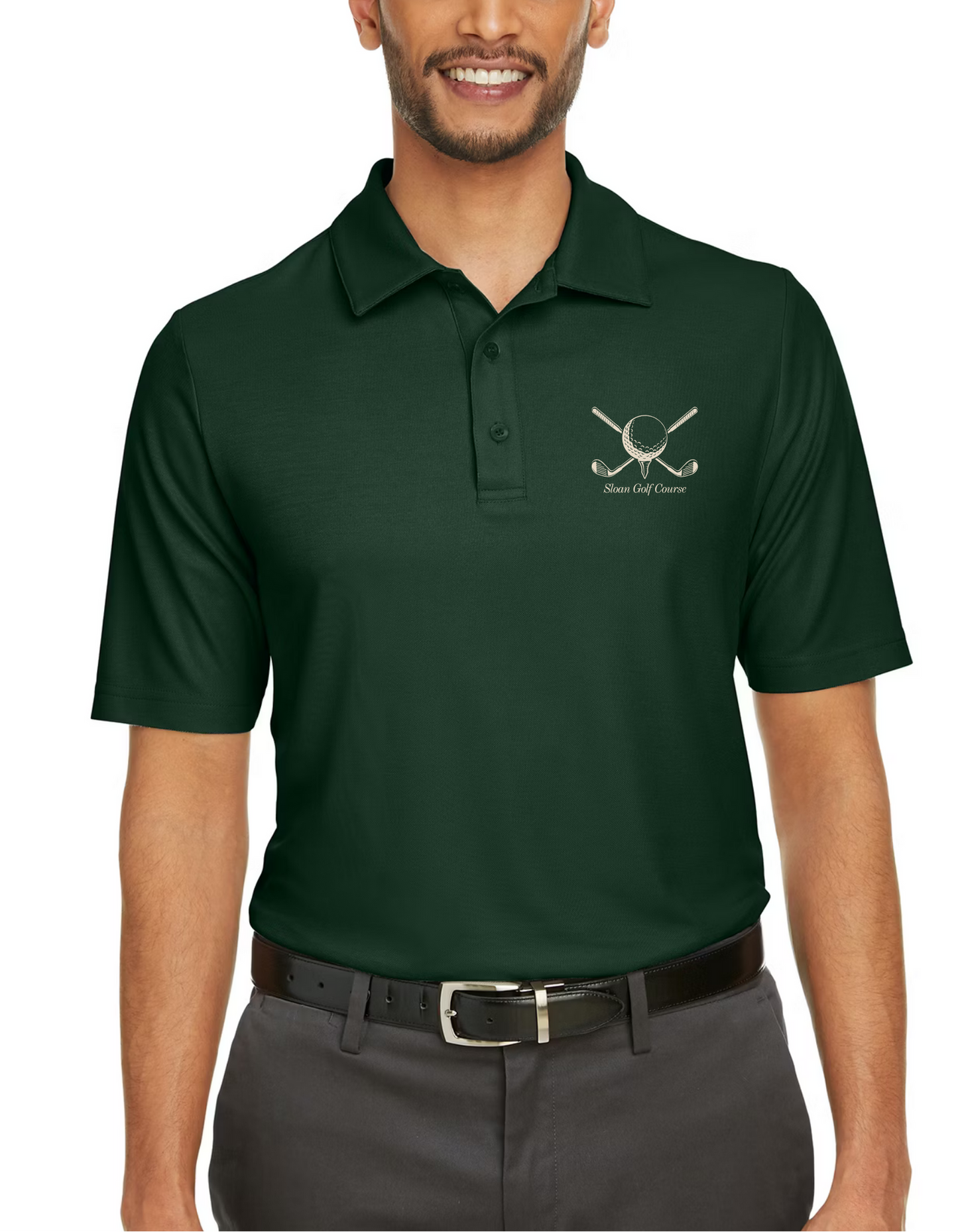 Sloan Golf Course Mens Polo