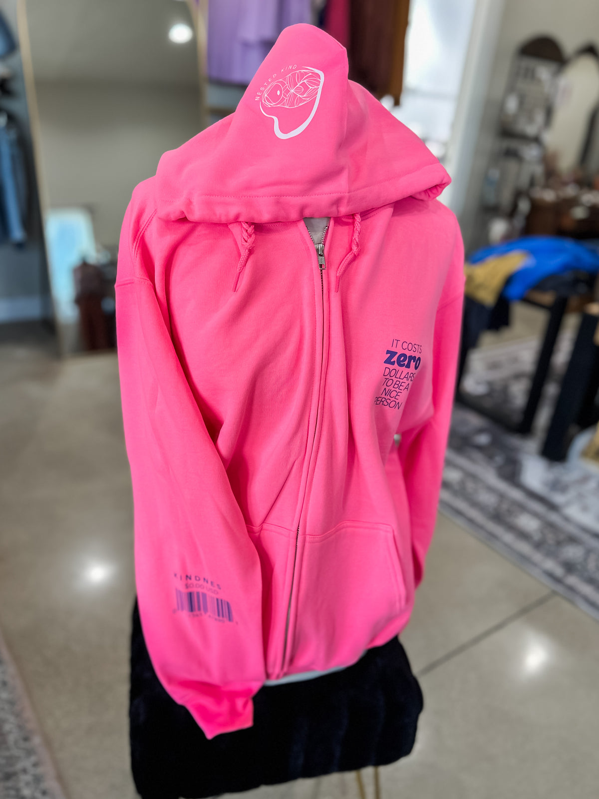 NK-Zero Dollars Zip Up Hoodie