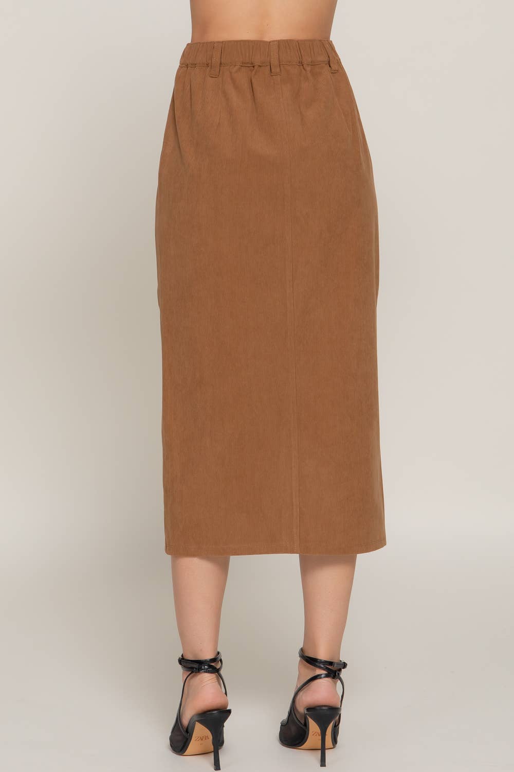 Corduroy Midi Skirt